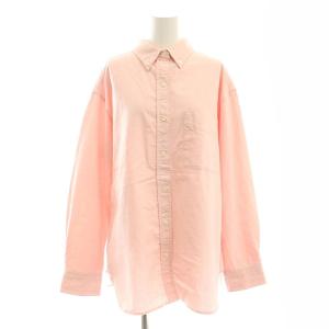 24AW オックスボタンダウンシャツ 長袖 F ピンク /HK OS