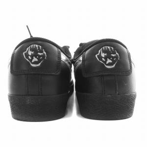 NIKE SB Dancer Skateboards Zoom Blazer Low QS Black and Metallic Silver