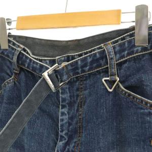 sacai ベルデットダブルニーデニムパンツ ジーンズ 3 L インディゴブルー 21-02513M