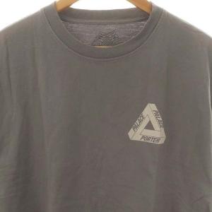 PALACE PALACE PORTER TRI-FERG BELL BOY Tシャツ カットソー 半袖 プリント L グレージュ マルチカラー