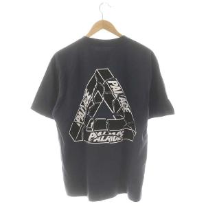 PALACE TRI-RIPPED Tシャツ カットソー 半袖 コットン L 紺 ネイビー