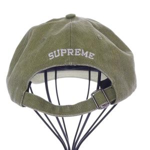 Supreme 24AW pigment s logo 6 panel キャップ ミントグリーン