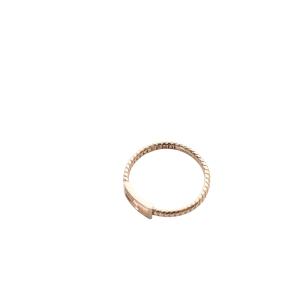 FENDI 指輪 リング FF バゲットリング 13.5号 ピンクゴールド色