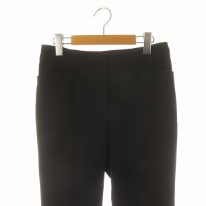 M'S GRACY 23SS 裾リボン クロップドパンツ 38 黒 ブラック