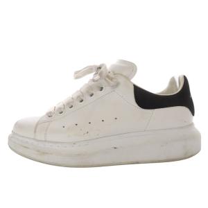 オーバーサイズドスニーカー ローカット レザー 36.5D 23.5cm 白 ホワイト 黒 ブラック 553770