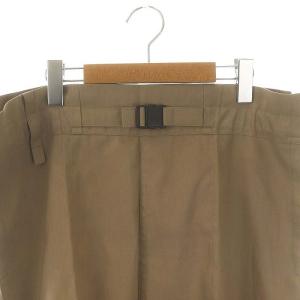 me ISSEY MIYAKE 22AW ウエストベルトデザインスカート ロング ミモレ フレア ベージュ /DO OS SH