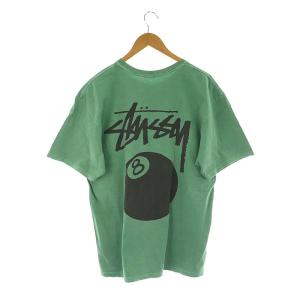 8 Ball Pigment Dyed Tee Tシャツ 半袖 プリント L 緑 グリーン
