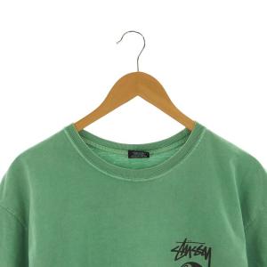 8 Ball Pigment Dyed Tee Tシャツ 半袖 プリント L 緑 グリーン