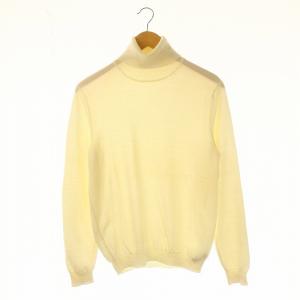 ウールタートルネックニット セーター 長袖 48 アイボリー /DO OS AD