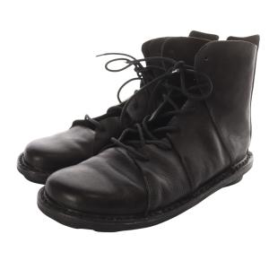 trippen NOMAD ノマドブーツ レースアップ レザー 37 23.5-24cm 黒 ブラック /SR19