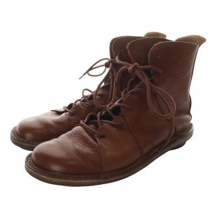 trippen ブーツ ショート レザー 37 23.5-24cm 茶色 ブラウン /SR20