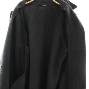 Deuxieme Classe ステンカラーコート チャコールグレー