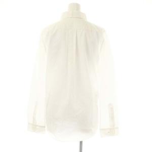 miumiu 23年 ポプリンシャツ 36 ホワイト ブラック MK1657