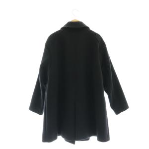 UNITED ARROWS 24AW スタンドカラー ミドルコート 36 ブラック