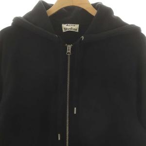 Acne Studios ジップアップパーカー ジャケット コットン XS 黒 ブラック