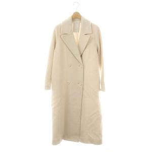 ウールチェスターコート アウター ロング ダブル S アイボリー /ES OS