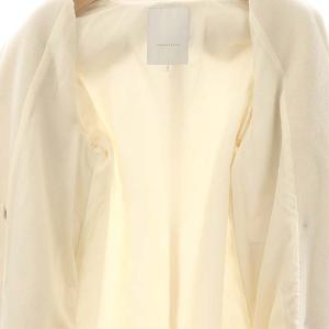 MERCURYDUO ウールチェスターコート アウター ロング ダブル S アイボリー /ES OS