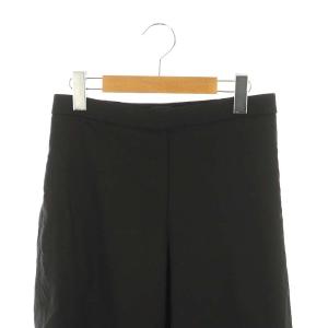 Theory 23SS ECO CRUNCH WASH WIDE PULL ON GD パンツ ワイド リネン イージー S 黒 ブラック