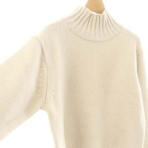 MARGARET HOWELL WOOL CASHMERE SILK JUMPER ニット セーター 長袖 ハイネック 2 ライトベージュ