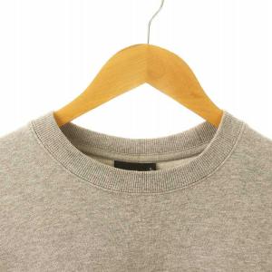 THE NORTH FACE PLAIN LOGO CREW スウェット プルオーバー 長袖 裏起毛 L グレー NT62241R