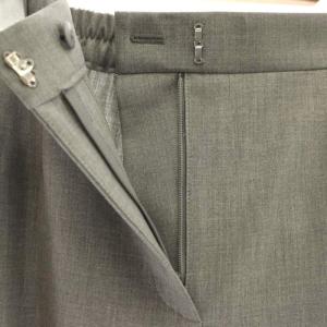 René ワイドスラックス ボトムス ジップフライ 38 M グレー