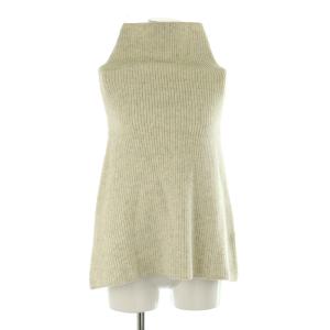 23AW リブニットケープ ネックウォーマー ポンチョ 白 ホワイト /MY OS