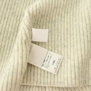 AP STUDIO 23AW リブニットケープ ネックウォーマー ポンチョ 白 ホワイト /MY OS