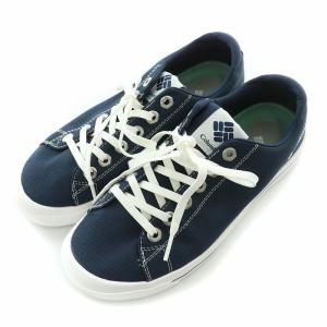 Columbia HAWTHORNE RAIN LO 3 WP ホーソンレインロウ3ウォータープルーフ スニーカー US6 24cm 紺 ネイビー