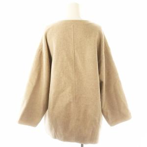 SLOBE IENA ハミルトン HAMILTON ダブルフェイスウールショートコクーンコート アウター F ベージュ /YQ