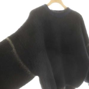 CFCL 24AW MOHAIR PULLOVER  1 ブラック ネイビー グレー