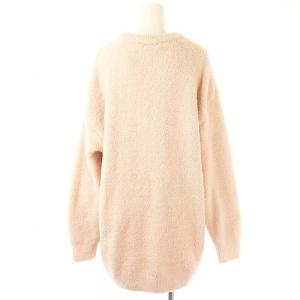 gelato pique 23AW パウダーDOG3柄ジャガードミニワンピース&レギンス セットアップ ルームウェア 上下 膝丈 長袖 レギパン F