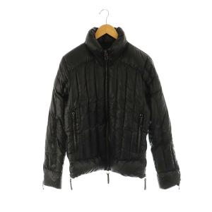 キルティング ダウン ジャケット アウター 48 L 黒 ブラック /YQ OS  AD