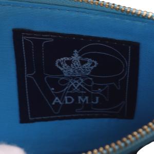 A.D.M.J. ウォレットバッグ ショルダーバッグ ワンショルダー 斜め掛け チェーン レザー 黒 ブラック /YO17