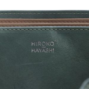 HIROKO HAYASHI 長財布 二つ折り レザー 緑色 グリーン /YO8 SH