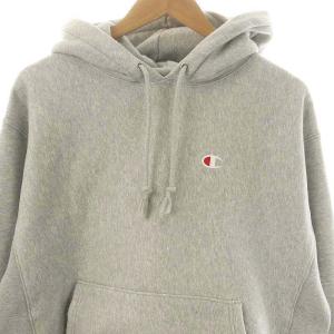 Champion REVERSE WEAVE フーディパーカー プルオーバー L グレー