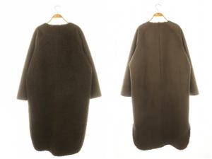 Ameri VINTAGE アメリ AMERI REVERSIBLE TWIN BOA COAT フェイクムートンコート リバーシブル アウター F グレー