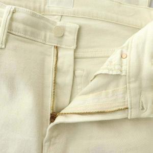 MOTHER INSIDER CROP デニムパンツ ストレート カットオフ ジッパーフライ 29 アイボリー /MI