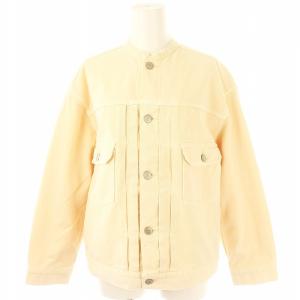 カラーチノブルゾン ジャケット カットオフ 36 ライトベージュ