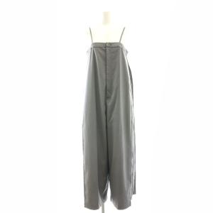 アメリ AMERI 23SS SIDE CUT OFF SUSPENDER PANTS パンツ サロペット ワイド M グレー