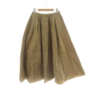 24AW typewriter cropped スカート ロング マキシ丈 フレア イージー 038 ベージュ