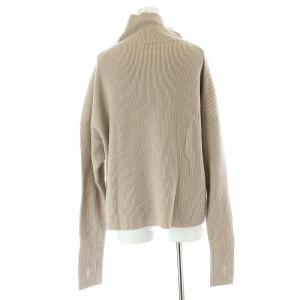 IENA クロップドウールタートルプルオーバー ニット セーター 長袖 F ベージュ