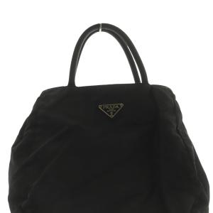 PRADA ナイロン トートバッグ ハンドバッグ 黒 ブラック /SR1 OH