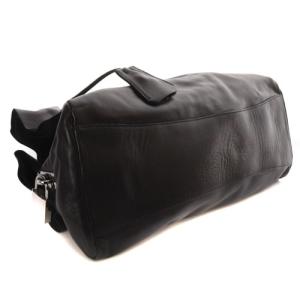 PRADA フリル レザー ハンドバッグ ブラック