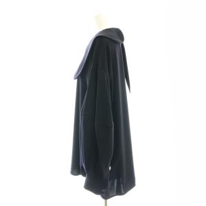 ENFOLD 24SS ASYMMETRY-COLLAR BLOUSE 38 ネイビー