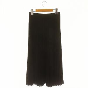 Theory 24AW ウールスーツサンバースト STR Wool Suit Sunburst SK PO スカート ロング丈 マキシ丈