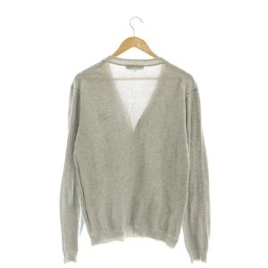 Maison Kitsuné 24SS フォックスヘッド コットンニット カーディガン 長袖 M 杢グレー