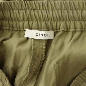 CINOH レーヨンツイルリラックスパンツ ワイド イージー 38 カーキ /MY OS