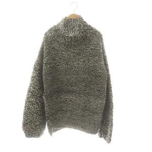 Hand Oversized High NECK Sweater ニット セーター 長袖 ハイネック 2