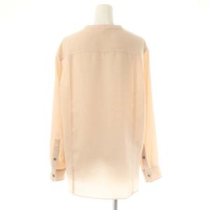 Theory 22SS Prime GGT UTL Shirt B ブラウス シャツ 長袖 前開き S ライトピンク