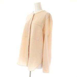 Theory 22SS Prime GGT UTL Shirt B ブラウス シャツ 長袖 前開き S ライトピンク